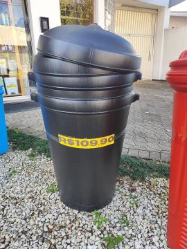 Lixeira 100Litros preta 