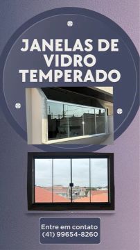 Janelas De Vidro Temperado 