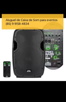 Caixa de som probass venda aluguel eventos