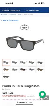 Óculos de Sol Prada SPR 18P