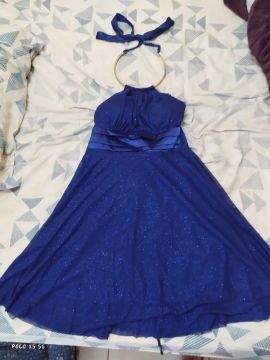 Vestido Azul de Festa