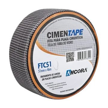 Fita Tela para placa Cimentícia 51mmx46 mts