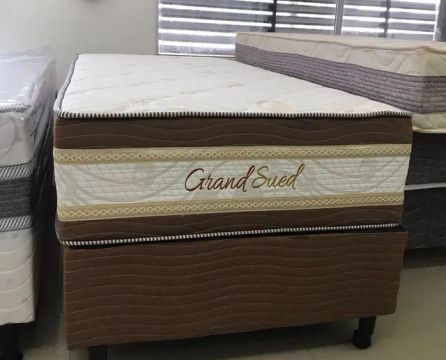 Conjunto box solteiro bon sono Grand sued molas ensacadas 