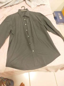 Camisa Social Masculina Preta Business 