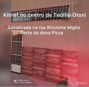 Kitnet no centro de Teófilo Otoni - Próximo à dona Pizza