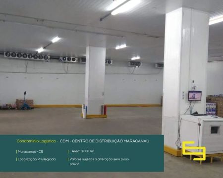 Aluguel de Galpão em Condomínio com Câmera Fria na Cidade de Maracanaú - CE