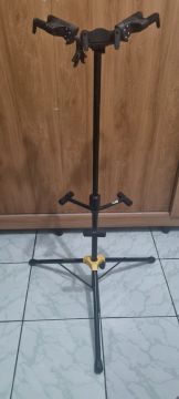 Suporte Triplo Para Guitarra Baixo Violão Hercules