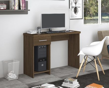 Mesa/Escrivaninha Atual 1 gaveta e Espaço Para CPU ! Montagem + Frete Grátis !