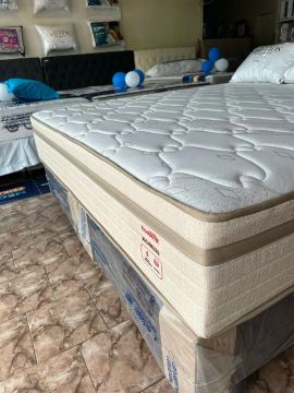 cama box em linho tamanho queen size e super king 