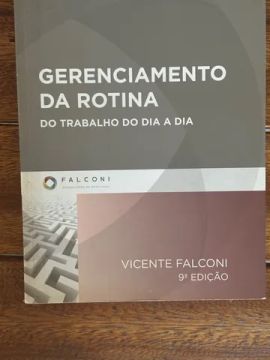 Livro Gerencimento da rotina do trabalho do dia a dia 