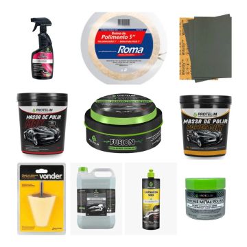 Produtos para polimento automotivo 