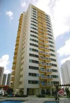 Alugar - Apartamento Mobiliado em Nova Parnamirim - 3/4 Suíte - 77m² - Andar Alto
