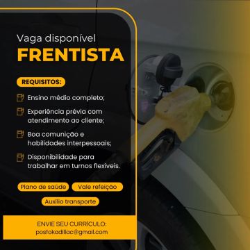 Vaga para Frentista