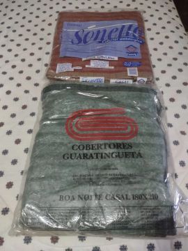 2 cobertores de casal