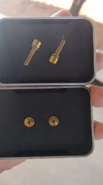 Parafuso titânio para freios Shimano