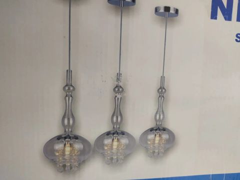 Kit com 2 luminárias pendentes 