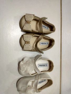 Kit sapatinhos da Pititiko de bebê Tam 16