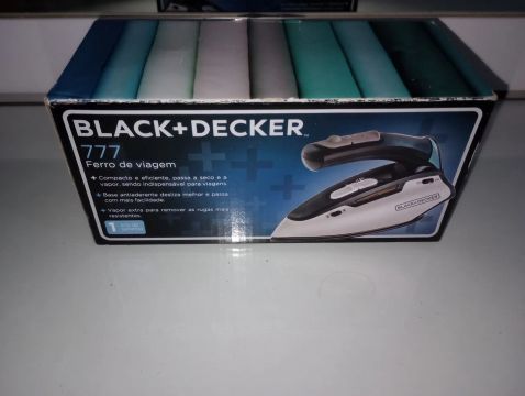 Ferro de Viagem Black+Decker 777 - Novo!