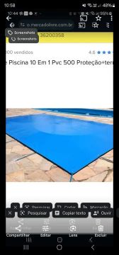 Capa para piscina