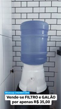 Filtro e Galão incluso 