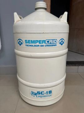 Botija para armazenamento e transporte de nitrogênio - 20L