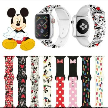 Pulseira Mickey Compatível com APPLE WATCH, linha ULTRA e linha IWO