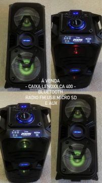 Caixa de Som Lenoxx CA 400 - Bluetooth - 200W