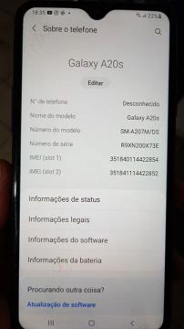 Galaxy A20s - Semi Novo