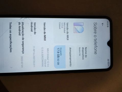 Xiaomi Redmi 9A 32GB - 17.8GB livres