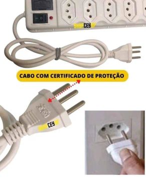  FILTO DE LINHA TOMADA COM PROTEÇÃO CONTRA CURTO