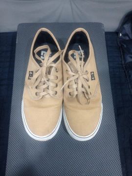 Tênis Dc Shoes District Bege White