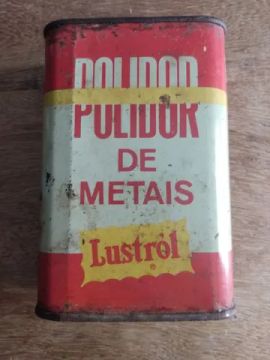 Lata Antiga Polidor de Metais Lustrol