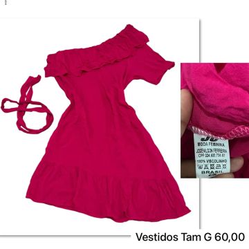 Vestido Rosa Pink Tam G