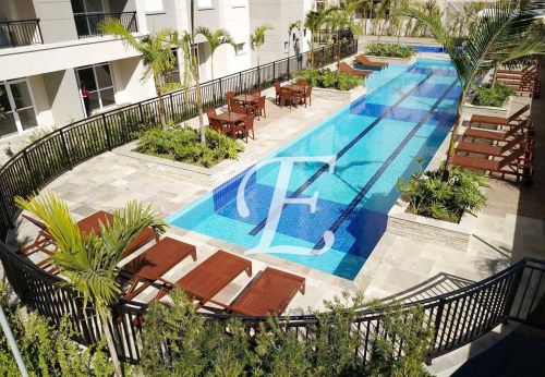 Apartamento com 2 dormitórios para alugar, 62 m² por R$ 5.700,00/mês - Alphaville - Baruer