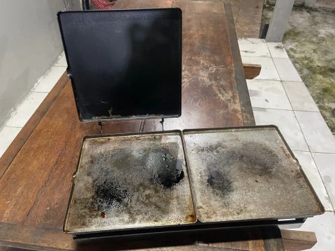 Chapa a gás pra lanche 