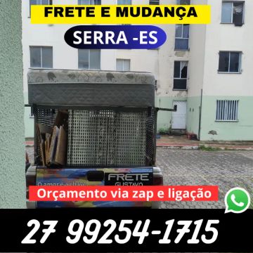 Frete Rápido na Serra Oceania - Jacaraípe, Feu Rosa, Carapebus e Vila Nova de Colares