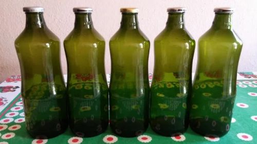 Lote Garrafas Vidro Verde Louro - 1,5 Litros