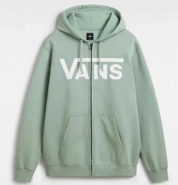 Moletom Vans Classic Zip Hoodie Ii Iceberg Green