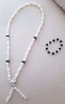 KIT Artesanal - Colar e Pulseira - miçangas
