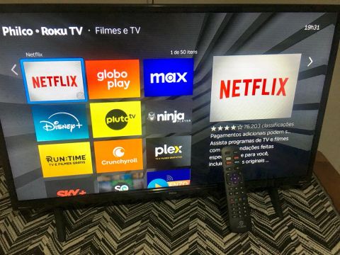Tv Philco smart roku 32 polegadas 