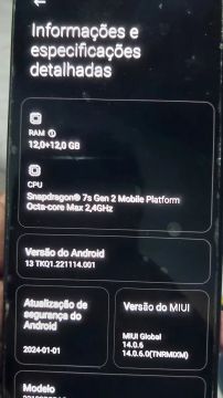 POCO X6 5G - 24GB + 256ARMZ (USADO)