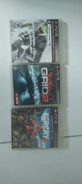 Jogos PS3 - Splinter Cell Blacklist, Grid 2 e Far Cry 4