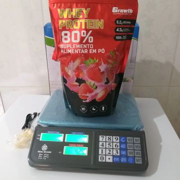 Balança Comercial 40kg com Bateria Recarregável 