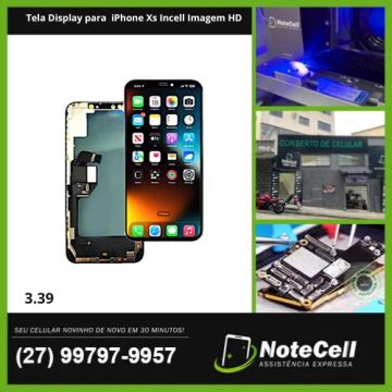 Tela Display Para iPhone Xs Incell Imagem HD 3.39 - Instalação Expressa Em 30 Minutos!