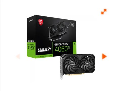Vendo/Troco MSI RTX 4060 Ti Ventus 2x
