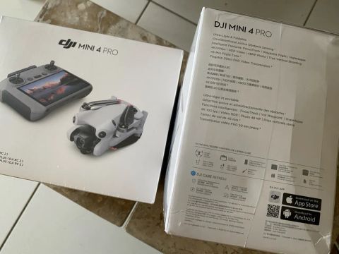 Drone DJI Mini 4 Pro - Fly More Combo Plus com tela . Novo! Lacrado!