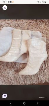 Bota Arezzo OFF WHITE 