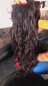Cabelo Humano Virgem - Ondulado - 100% Natural