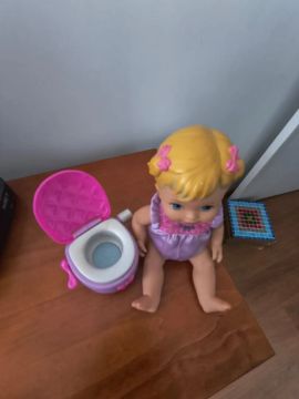 Boneca Bebê com Penico - Brinquedo Infantil baby alive