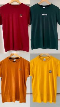 Camisetas linha super Premium - 100% algodão 4 Por 110